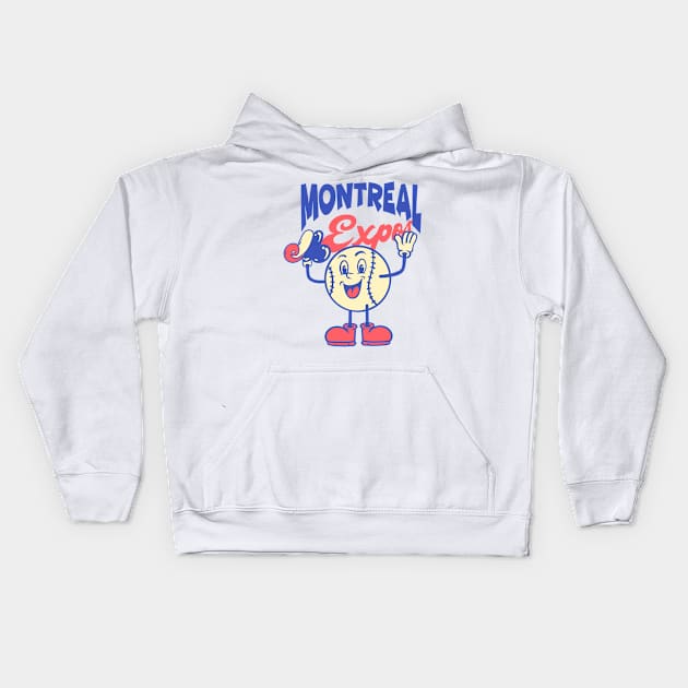 Montreal Expos Kids Hoodie by asterami